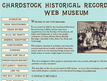 Tablet Screenshot of chardstockwebmuseum.org